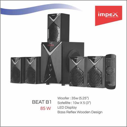 Impex Computer Speaker 5.1 (Beat B1) Usage: Home Theater