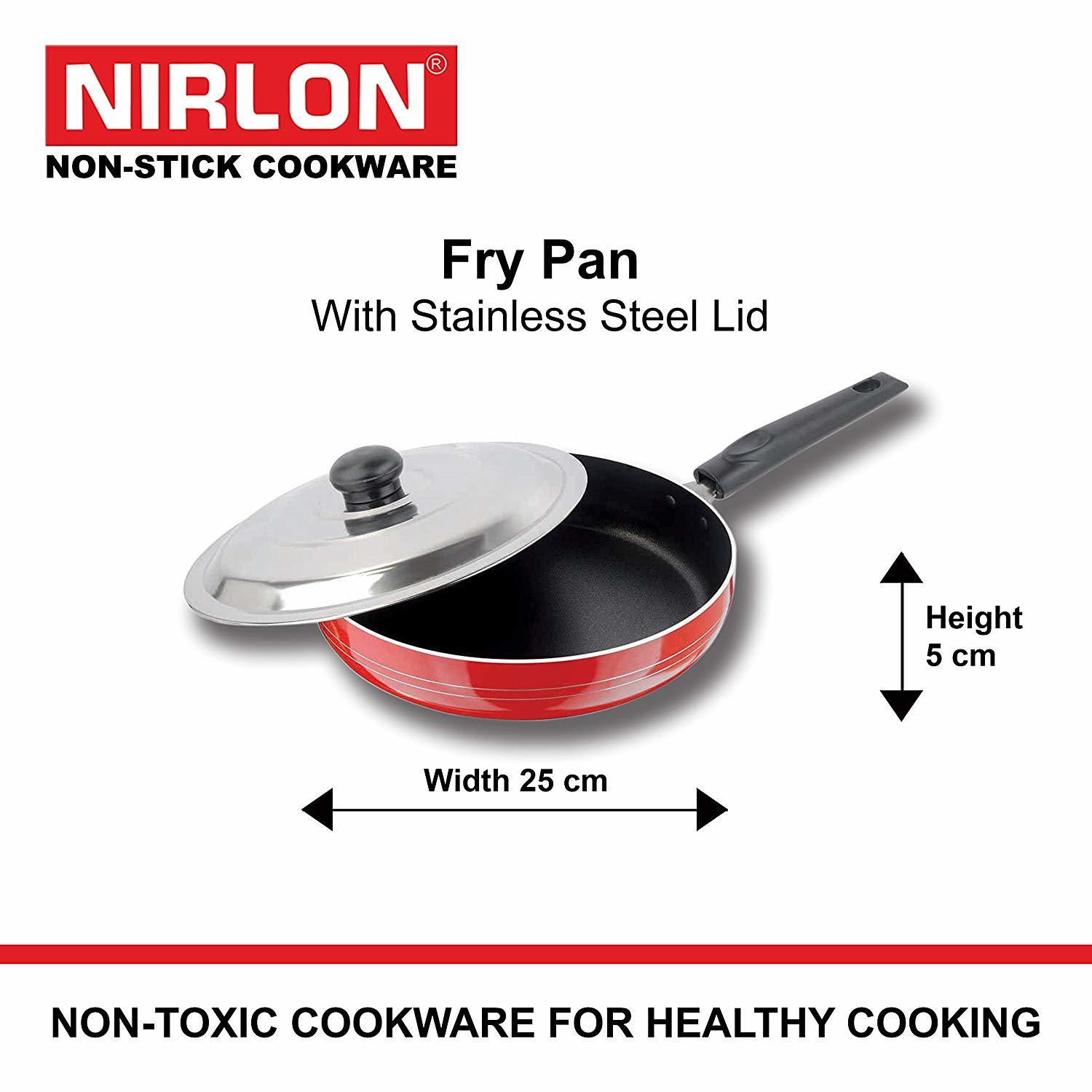 Nirlon Dishwsher Safe Non-stick Combo Cookware Set