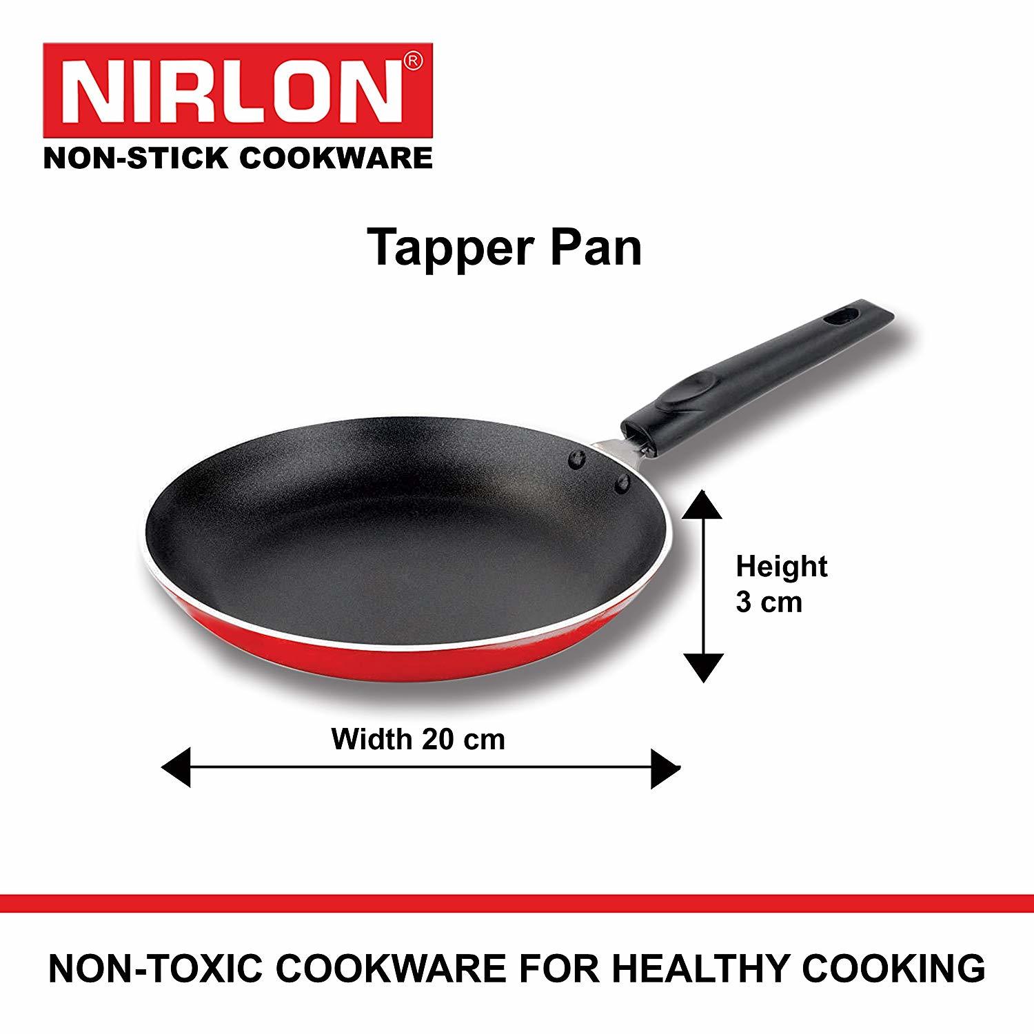 Nirlon Non-stick Aluminium Cookware Set, 3-pieces