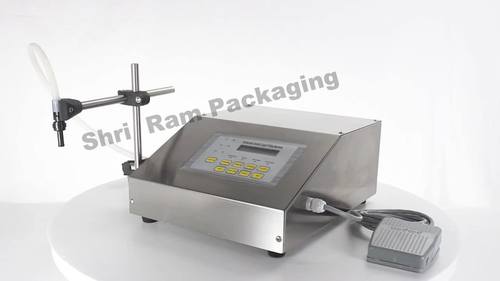 सेमी-ऑटोमैटिक डिजिटल लिक्विड फिलिंग मशीन Hzk-160