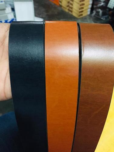 Leather Formal Belt - Length 40-50 Inches, Width 39mm, Brown/Black/Tan | Metal Buckle, Free Size for Men
