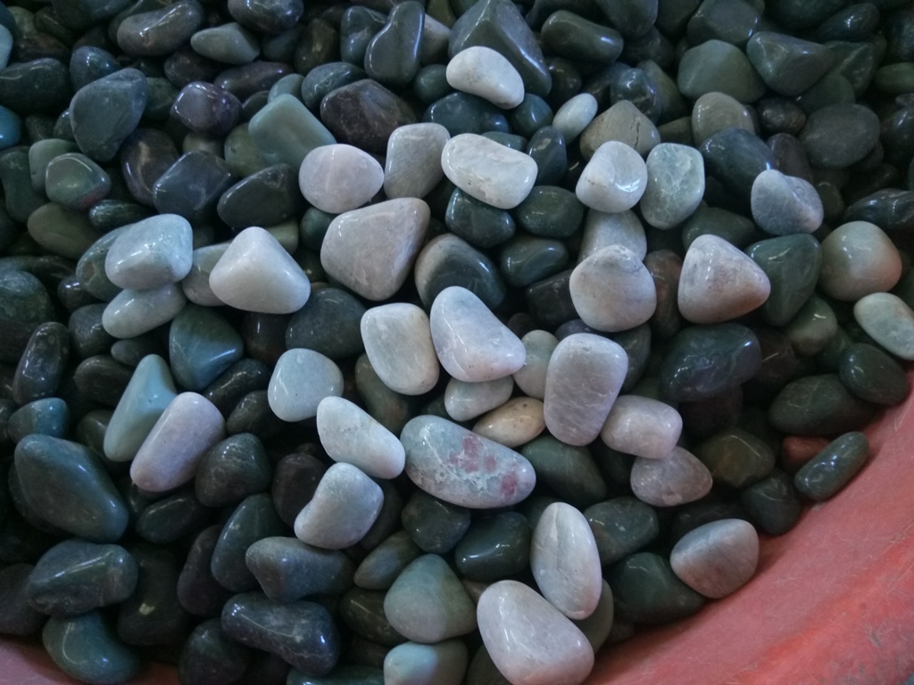 Mix Color Agate And Polished Pebbles Stone Rock Stone Polisher Multicolor Pebbles Stone Bravels Stone Grit Wash Solid Surface
