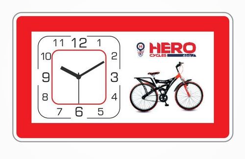 Multiple Color Plastic Table Clock