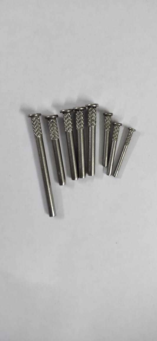 Ss Hinges Rivets - Steel Material, Customized Size, Silver Color | Durable Solid Rivets For Industrial Applications With High Strength And Accurate Dimensions