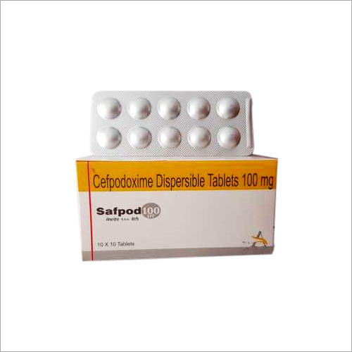 100 मिलीग्राम सेफ्पोडॉक्सिम डिस्पर्सिबल टैबलेट सामान्य दवाएं