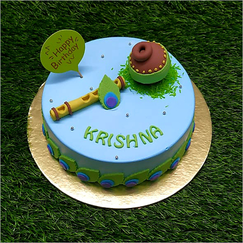 कस्टमाइज्ड जन्माष्टमी केक