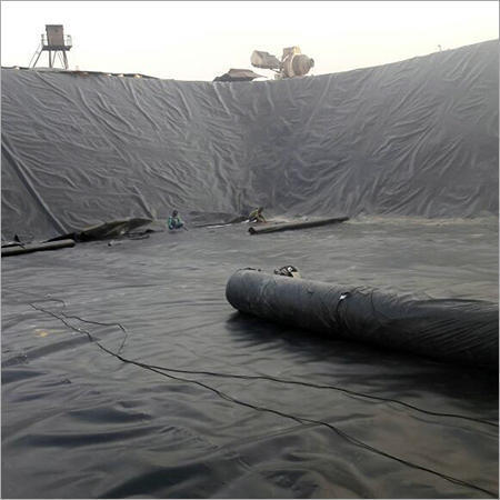 Hdpe Thermoplastic Geomembrane Sheet For Roof Lining - Color: Black