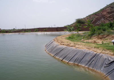 Hdpe Thermoplastic Geomembrane Sheet For Roof Lining - Color: Black