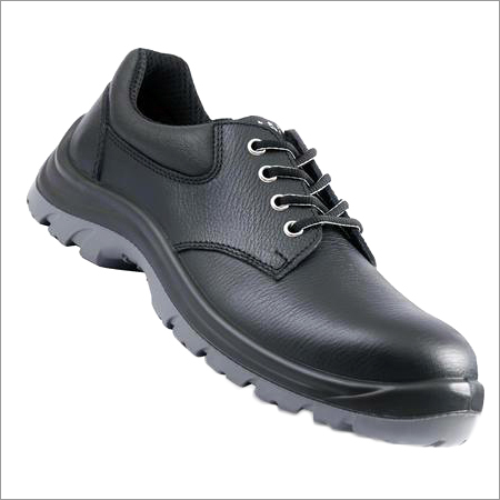 पुरुषों के काले सुरक्षा जूते