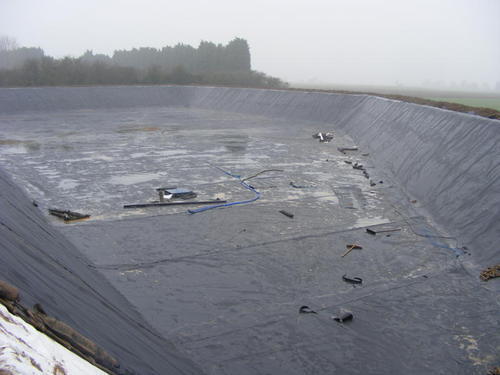 Epdm Geomembrane Landfill Covers For Agriculture - Color: Black