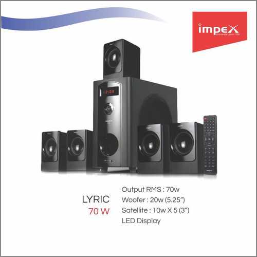 Impex Computer Speaker 5.1 (Lyric) Usage: Home Theater
