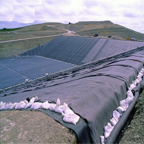Hdpe Water Storage Geomembrane For Lagoons - Color: Black