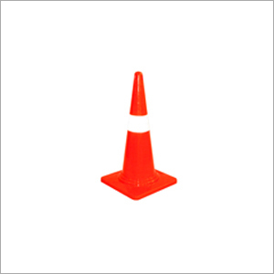 Safety Cone - Plastic & Rubber, Available in Variegated Sizes | Durable, Weather-Resistant Design with Heavy Base Stability