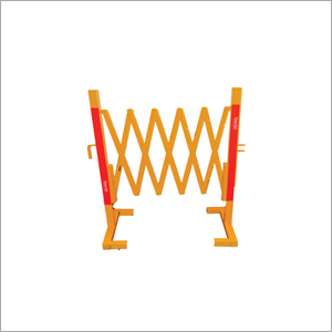 MS Scissor Road Barrier - High Impact Resistant Polymer , UV Stabilized for Non Fading Color, Durable for Road Safety Use