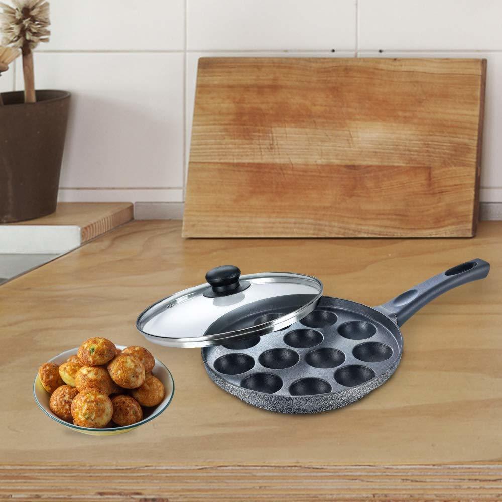 Prestige Omega Select Plus Non-stick Paniyarakkal With Lid
