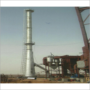 Industrial Chimney - Stainless Steel, 60 Feet Height X 10 Feet Diameter | 1000â°c Temperature Rating, 1000 Cubic Feet Per Minute Capacity, Customizable Design