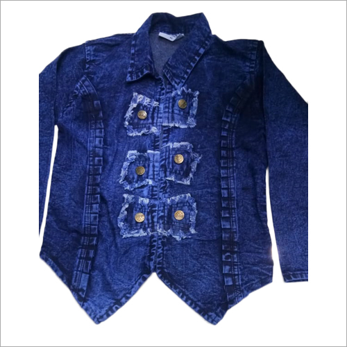 डिजाइनर ब्लू डेनिम जैकेट