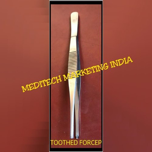 Dissecting Forceps - Stainless Steel, Sizes 4", 5", 6", 8" | Reusable, Toothed Design, Free Bulk Shipment, Volume Discount
