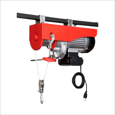 Electric Hoist - 3-6 Ton Capacity, 8-10 Meter Chain Length | Red Color, Industrial Usage, Manual Power Source