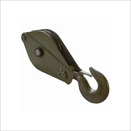 Manilla Rope Pulley - Color: Green