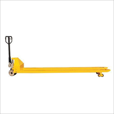 Long Hand Pallet Trucks - Color: Yellow