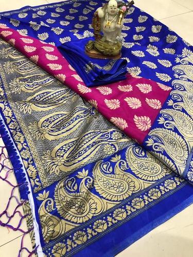 Multicolor Designer Banarasi Art Silk Saree