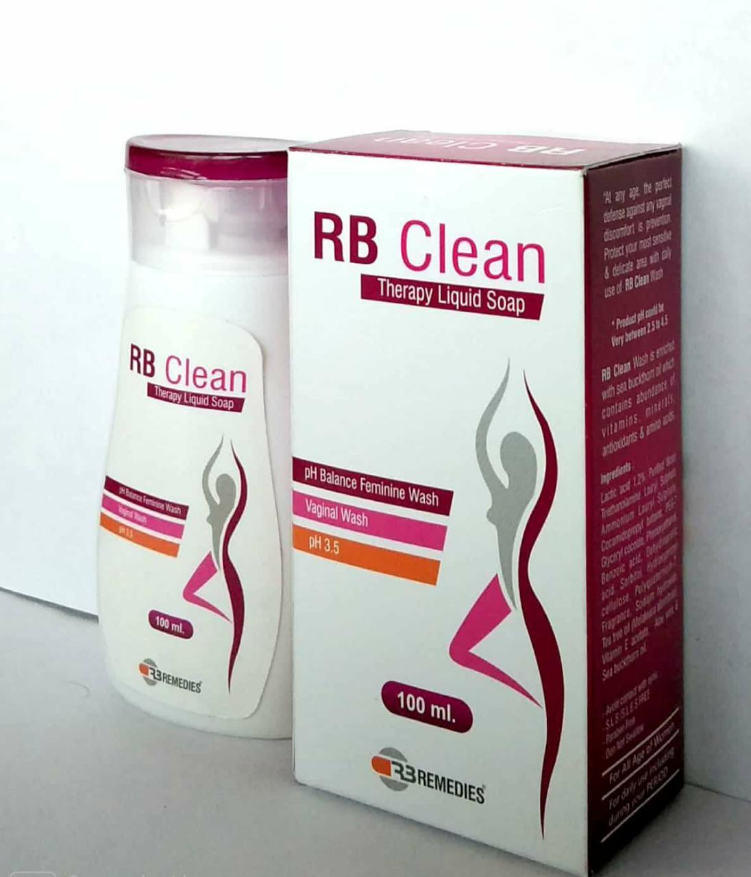 Vaginal Wash - Liquid Soap 100ml, Ph Level 3.5 , Daily Intimate Hygiene For Maintaining Vaginal Ph Balance In Pink Carton Packaging