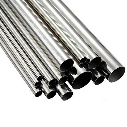 Stainless Steel Round Pipes - Stainless Steel Material, Custom Thickness, Polished Surface Finish | Durable for Commercial & Industrial Usage