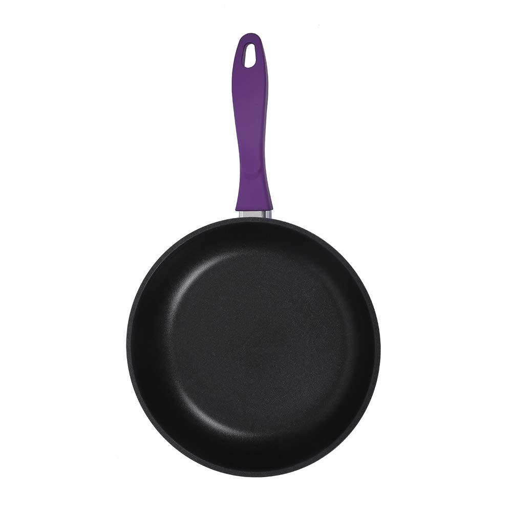 Wonderchef Induction Base Non-stick Aluminum Elite Fry Pan, 20cm, Purple And Black