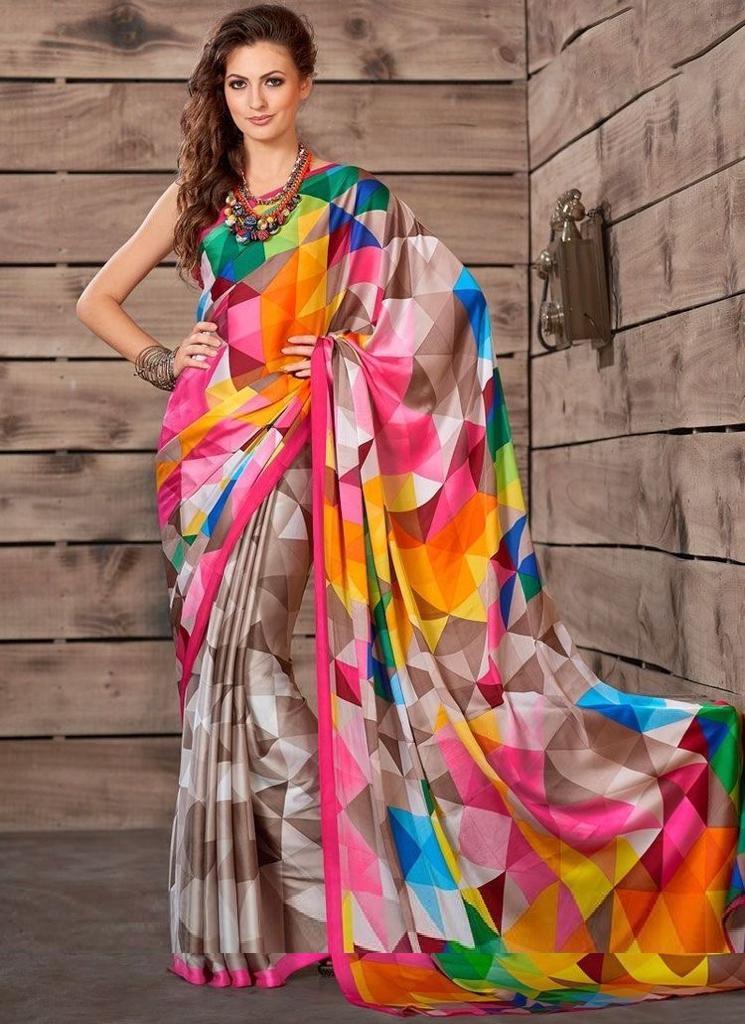 Multi Color Fancy Saree