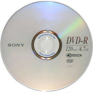 Plastic Sony Dvd R