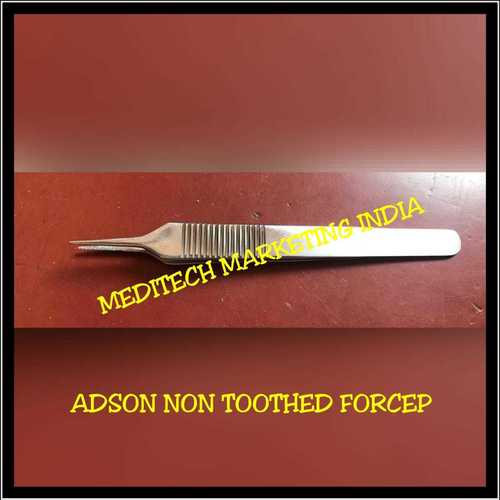 ADSON FORCEP - Steel, 50 Grams | Reusable Design, Basic Surgical Instrument, Ideal for Hospital Usage