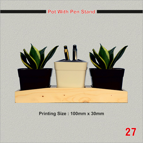 Promotional Pot with Pen Stand