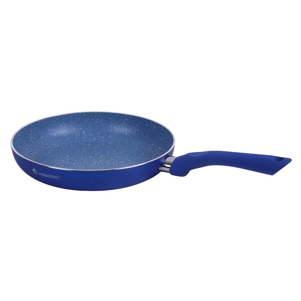 Wonderchef Royal Velvet Plus Induction Base Cookware Set, 4-pieces, Blue