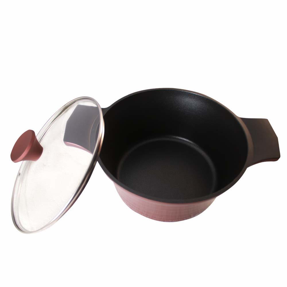 Wonderchef Sienna Aluminium Casserole Set, 3-pieces, Maroon