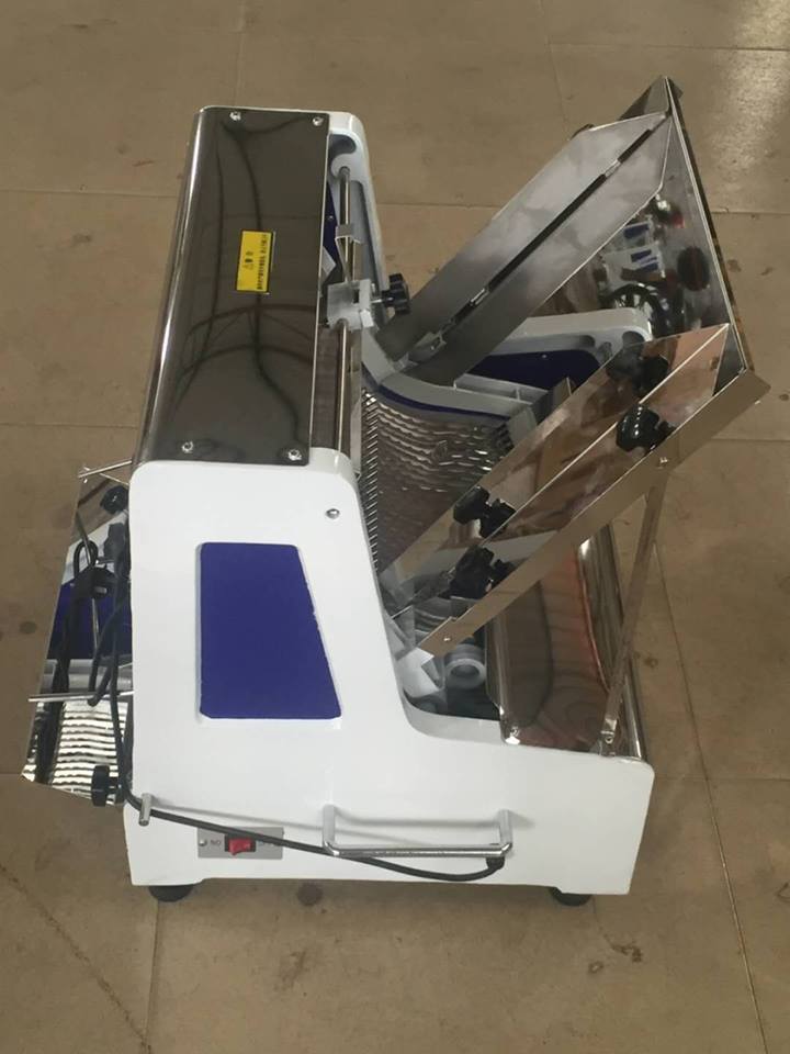 Bread Slicing Machine - Stainless Steel Blade, 500x400x300mm, White | Clean Operation, Consistent Cuts, Durable Design, Easy Operation, Efficient Slicing, Emergency Stop