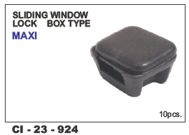 Sliding Window Lock Box Type Maxi - Durable Steel Design | 4-wheeler Compatibility, Warranty Included