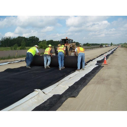 Polyester Road Construction Geotextile For Protection - Color: White