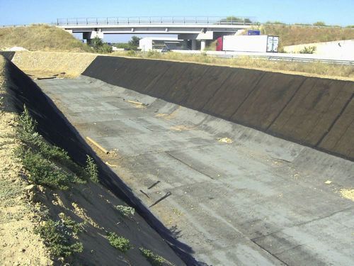 Polyester Polyamide Geotextile For Roads - Color: White
