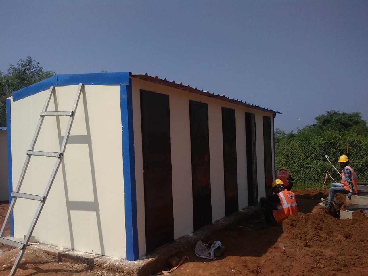 Prefab Toilets - Color: White