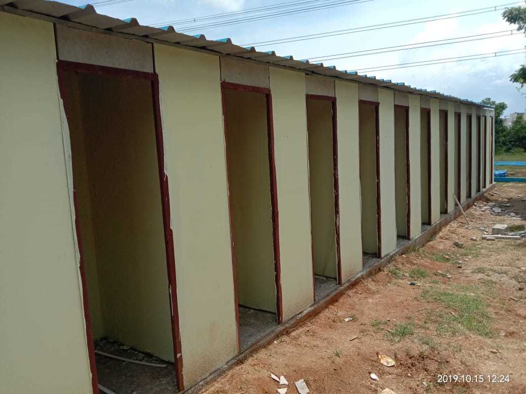 Prefab Toilets - Color: White