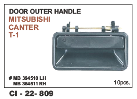 Door Outer Handle - Durable Steel Construction | Mitsubishi Canter Type-1, 4-Wheeler Compatible, Warranty Included