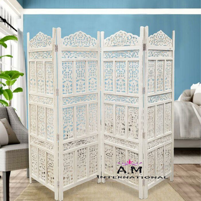 Handcrafted White Partition Application: Interior
