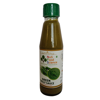 Green Chilly Sauce - 650 gm Glass Bottle | Spicy Flavor, 6 Months Shelf Life, Convenient for Spreading on Snacks