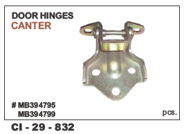 Door Hinges Canter - Durable Stainless Steel, Designed for 4-Wheeler Applications | Includes Warranty for Enhanced Reliability