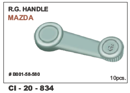 RG Handle Mazda - Durable Metal Design, 4-Wheeler Compatibility , Warranty Included for Enhanced Performance and Reliability