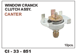 Window Crank Clutch Assy Canter - Durable Metal Fabrication, 4-Wheeler Vehicle Compatibility | Warranty Included, Reliable Performance