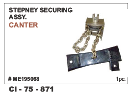 Stepney Securing Assy Canter Vehicle Type: 4 Wheeler