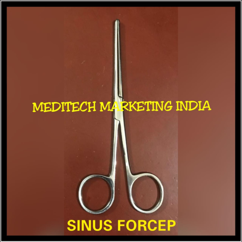 SINUS FORCEP - Steel Material | Basic Surgical Instrument, 20g Forceps for Hospital Use, Contract Manufacturing Service Available