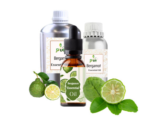 Bergamot Oil - 100% Pure Cold-Pressed Liquid | Natural Aromatic, Fresh Citrus-Like Odour, 99.9% Purity, Unisex, 2-Year Shelf Life